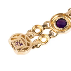 Bracelet POIRAY "Indrani" En Or Jaune Et Améthystes -Castafiore Boutique bracelet poiray indrani en or jaune et amethystes 187343