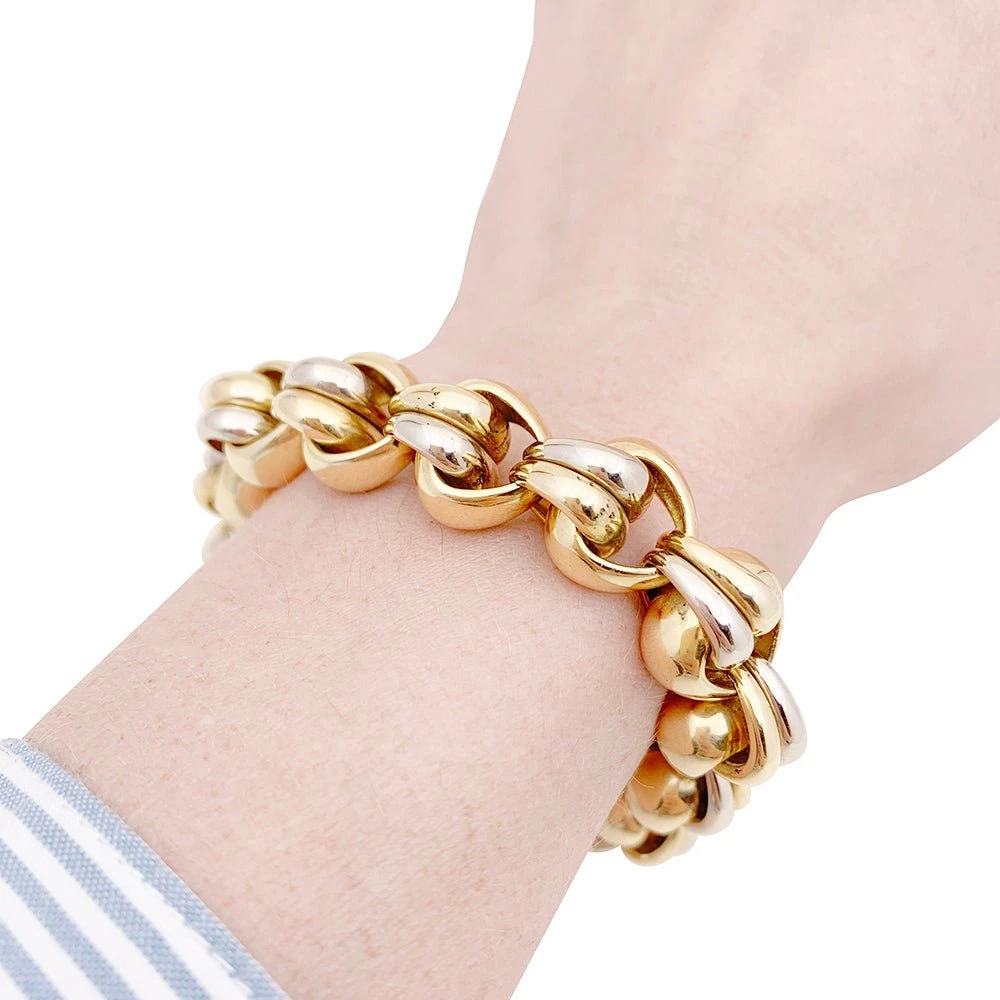 Miller Bracelet POMELLATO En Or Jaune Et Blanc 8 Miller Bracelet POMELLATO En Or Jaune Et Blanc – Image 8