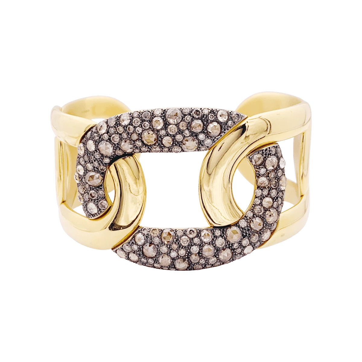 Miller Bracelet POMELLATO "Tango" En Or Et Diamant Blancs Et Bruns 1 Miller Bracelet POMELLATO "Tango" En Or Et Diamant Blancs Et Bruns