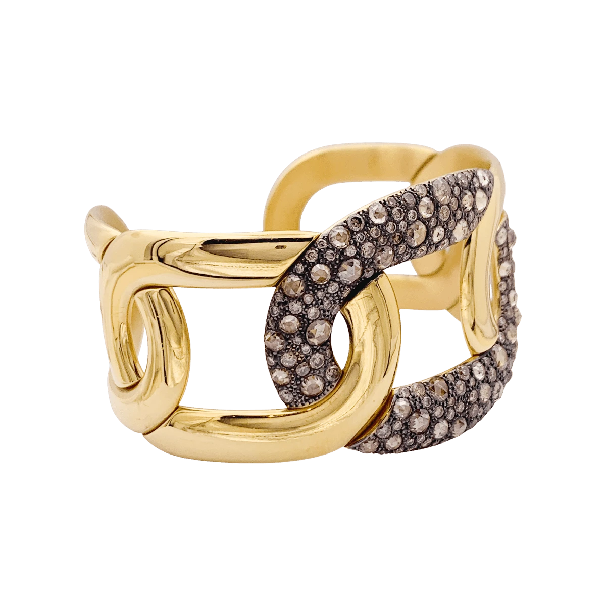 Miller Bracelet POMELLATO "Tango" En Or Et Diamant Blancs Et Bruns 2 Miller Bracelet POMELLATO "Tango" En Or Et Diamant Blancs Et Bruns – Image 2