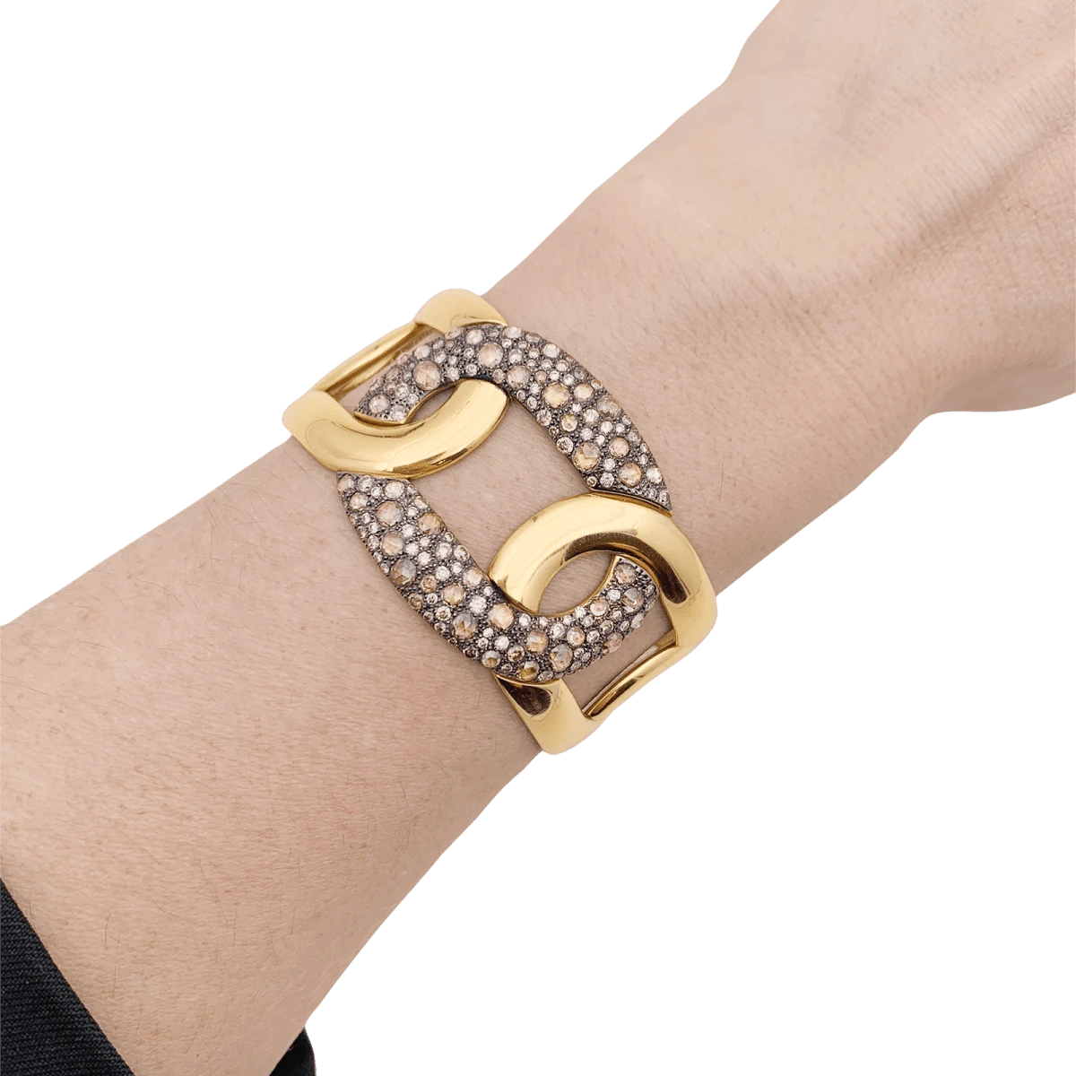 Miller Bracelet POMELLATO "Tango" En Or Et Diamant Blancs Et Bruns 6 Miller Bracelet POMELLATO "Tango" En Or Et Diamant Blancs Et Bruns – Image 6