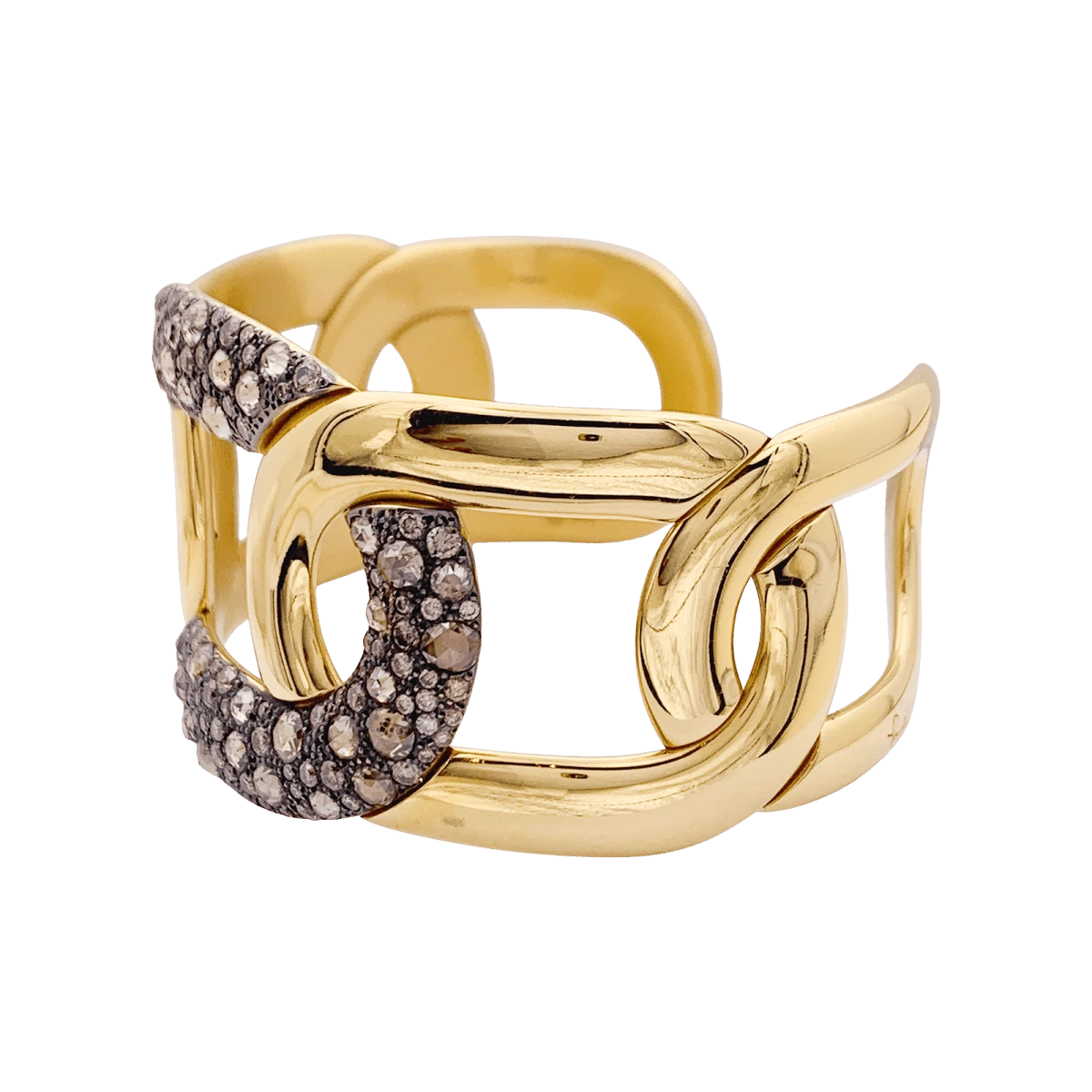 Miller Bracelet POMELLATO "Tango" En Or Et Diamant Blancs Et Bruns 7 Miller Bracelet POMELLATO "Tango" En Or Et Diamant Blancs Et Bruns – Image 7