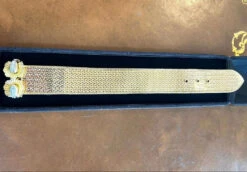 Bracelet Ceinture En Or, Platine Et Diamants -Castafiore Boutique bracelet retro ceinture diamants or jaune 18 carats 916423