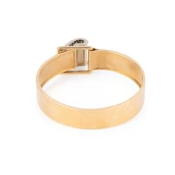 Bracelet Rigide En Or Jaune Et Diamant -Castafiore Boutique bracelet rigide en or jaune et diamant 507856