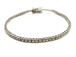 Bracelet Rivière Or Blanc Diamant -Castafiore Boutique bracelet riviere or blanc diamant 128988