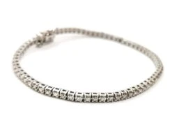 Bracelet Rivière Or Blanc Diamant -Castafiore Boutique bracelet riviere or blanc diamant 224052