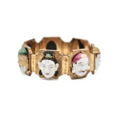 Bracelet "Sept Visages" En Or Jaune -Castafiore Boutique bracelet sept visages en or jaune 557061