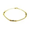 Bracelet Souple En Or Jaune Et Saphirs