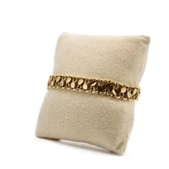 Bracelet Souple "grains De Café" En Or Jaune -Castafiore Boutique bracelet souple grains de cafe en or jaune 377350