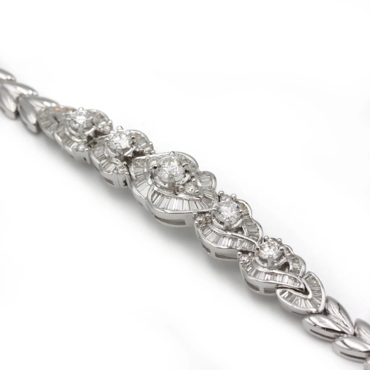 Bracelet Souple En Or Blanc Et Diamants 2 Bracelet Souple En Or Blanc Et Diamants – Image 2