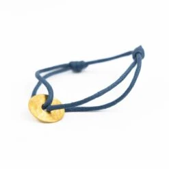 Bracelet Sur Cordon DINH VAN "Pi" En Or Jaune -Castafiore Boutique bracelet sur cordon dinh van pi en or jaune 363388