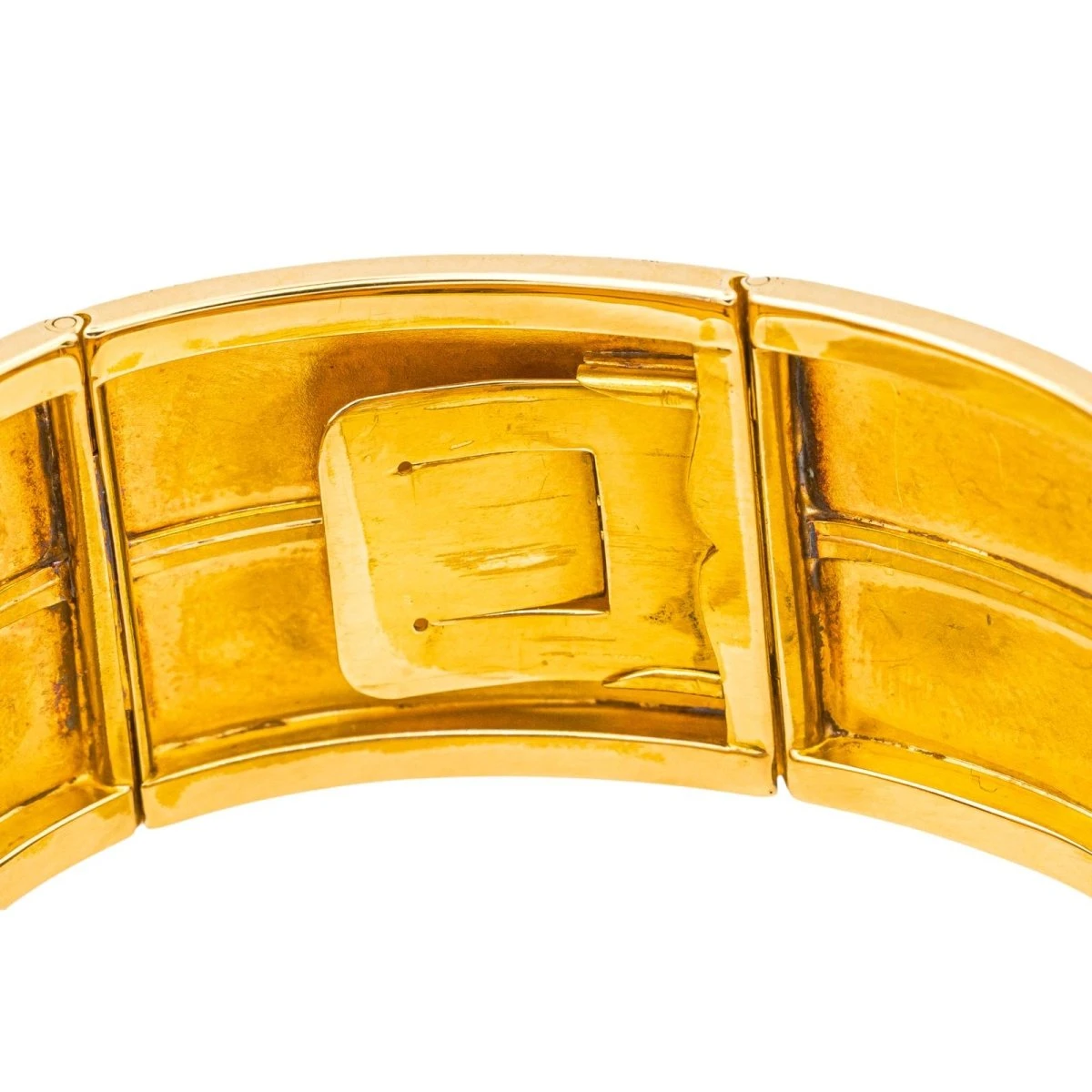 Bracelet Tank En Or Jaune Et Diamants 7 Bracelet Tank En Or Jaune Et Diamants – Image 7