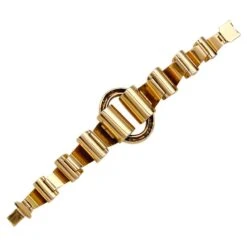 Miller Bracelet Tank En Or Rose, Diamants Et Pierres Rouges -Castafiore Boutique bracelet tank en or rose diamants et pierres rouges 456060