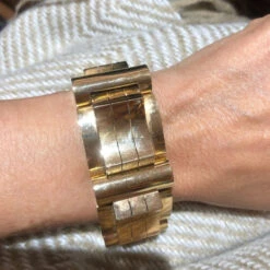 Bracelet Tank Or Rose Et Jaune 18k -Castafiore Boutique bracelet tank or rose et jaune 18k 478207