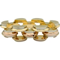 Miller Bracelet Tank, Trois Tons D'or -Castafiore Boutique bracelet tank trois tons dor 721728