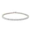 Bracelet Tennis Or Blanc Diamant