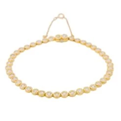 Bracelet Tennis Or Jaune Diamant -Castafiore Boutique bracelet tennis or jaune diamant 327686