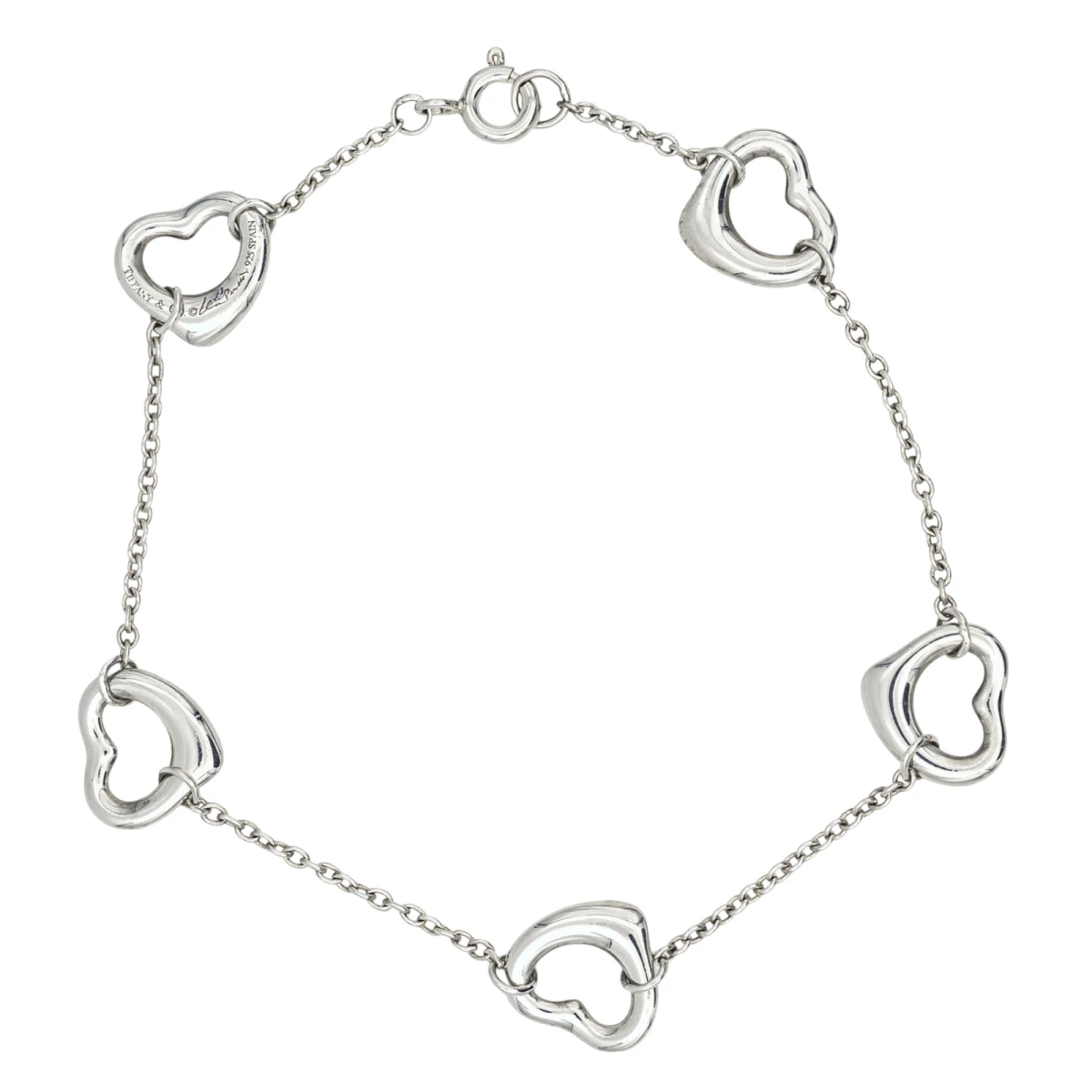 Bracelet Souple TIFFANY & CO "Coeur Open Heart" En Argent 1 Bracelet Souple TIFFANY & CO "Coeur Open Heart" En Argent