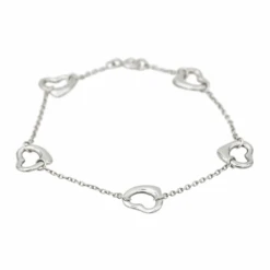 Bracelet Souple TIFFANY & CO "Coeur Open Heart" En Argent 8 Bracelet Souple TIFFANY & CO "Coeur Open Heart" En Argent -Castafiore Boutique bracelet tiffany co coeur open heart en argent 7046198