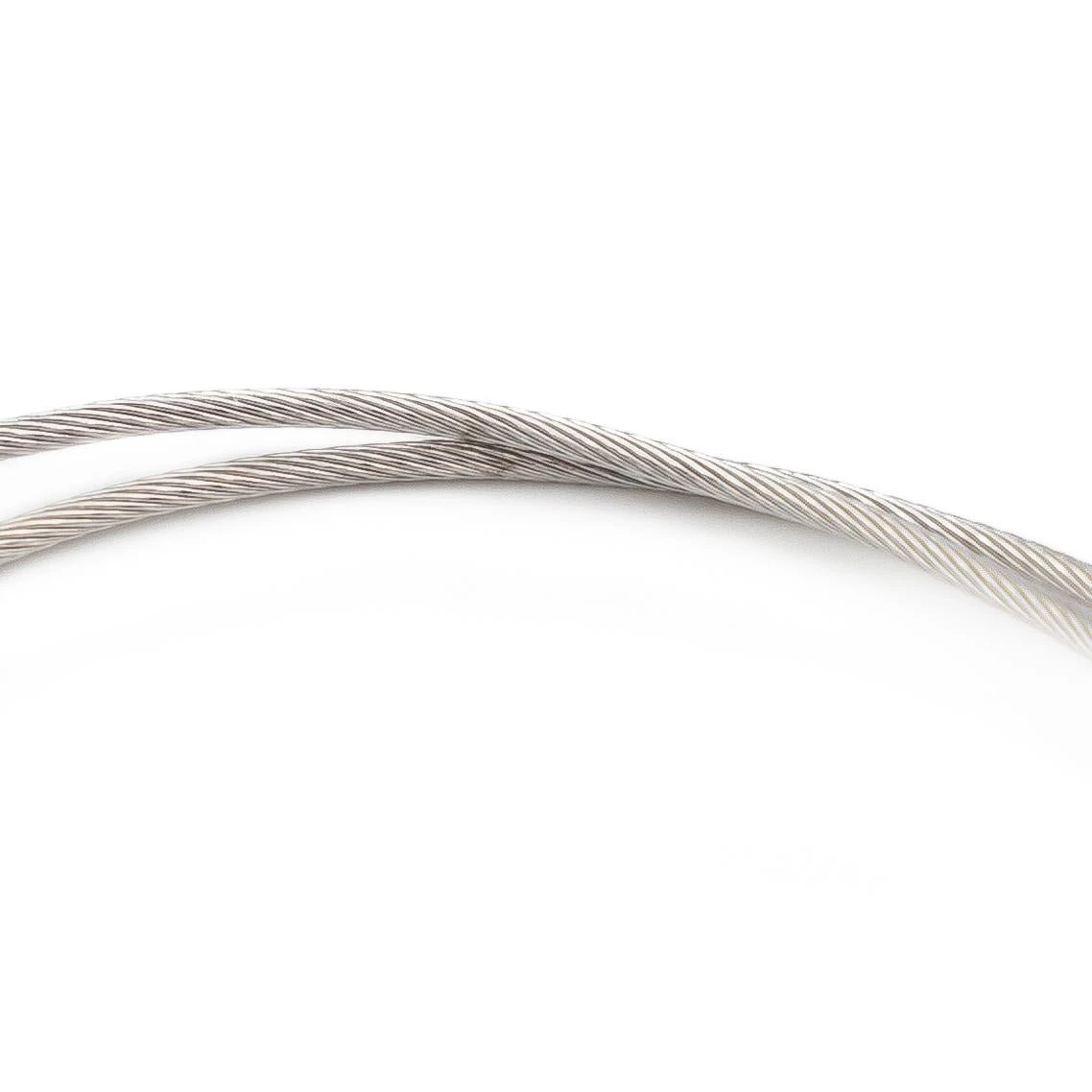 Bracelet Torsadé 3 Rangs En Or Blanc 4 Bracelet Torsadé 3 Rangs En Or Blanc – Image 4