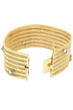 BRACELET TRESSÉ ANNÉES 60' SAPHIRS ET DIAMANTS 7 BRACELET TRESSÉ ANNÉES 60' SAPHIRS ET DIAMANTS -Castafiore Boutique bracelet tresse annees 60 saphirs et diamants 912691