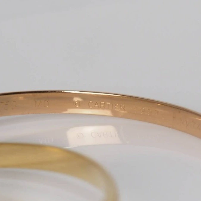 Bracelet Trinity De Cartier D'occasion Trois Ors 6 Bracelet Trinity De Cartier D'occasion Trois Ors – Image 6