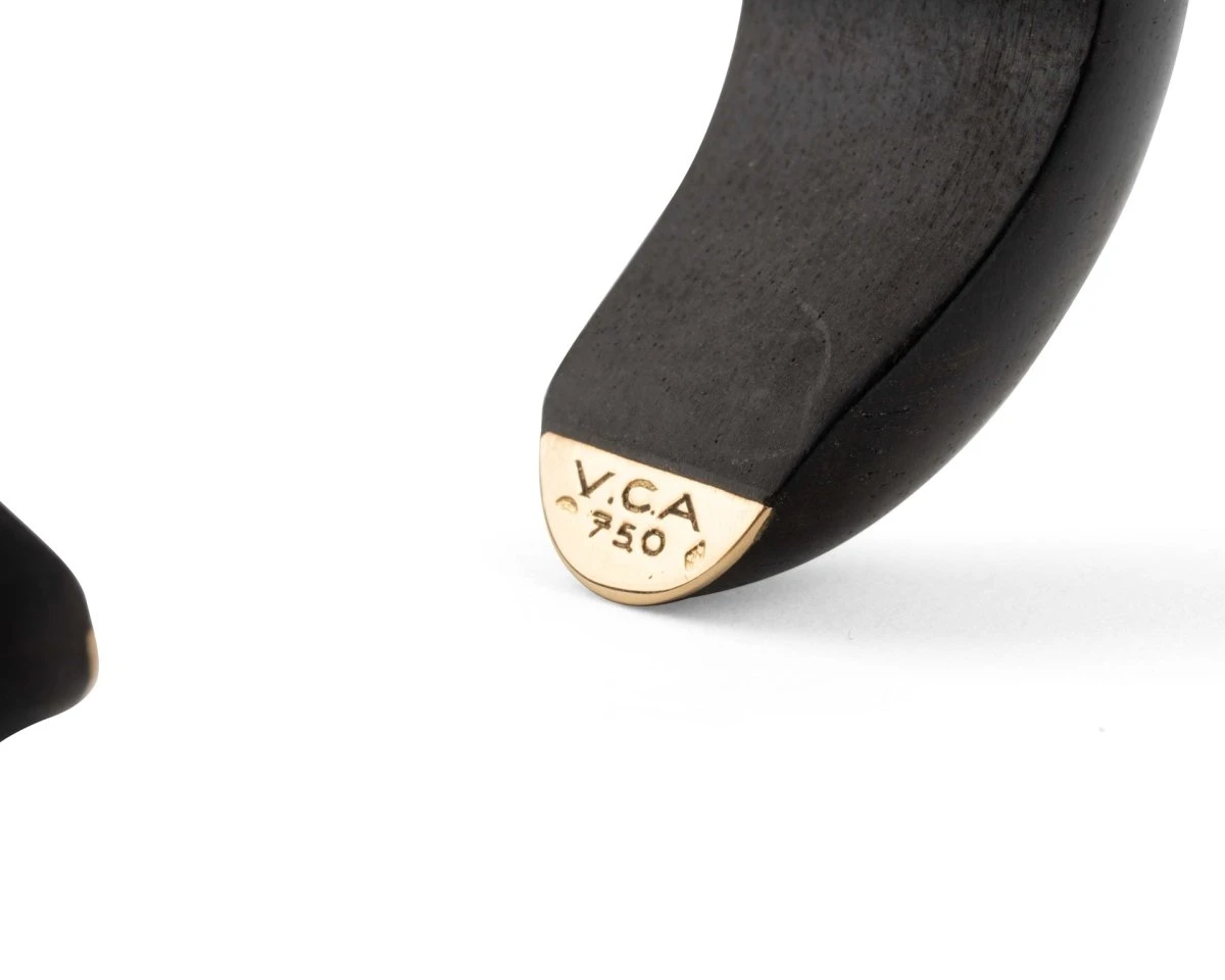 Bracelet VAN CLEEF & ARPELS En Or Jaune Et Bois D'amourette 7 Bracelet VAN CLEEF & ARPELS En Or Jaune Et Bois D'amourette – Image 7