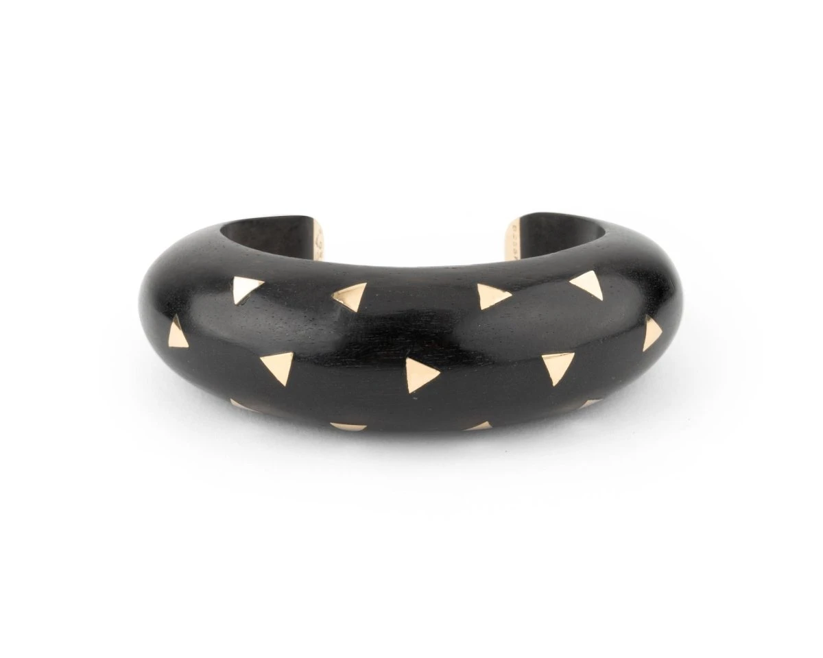 Bracelet VAN CLEEF & ARPELS En Or Jaune Et Bois D'amourette 1 Bracelet VAN CLEEF & ARPELS En Or Jaune Et Bois D'amourette