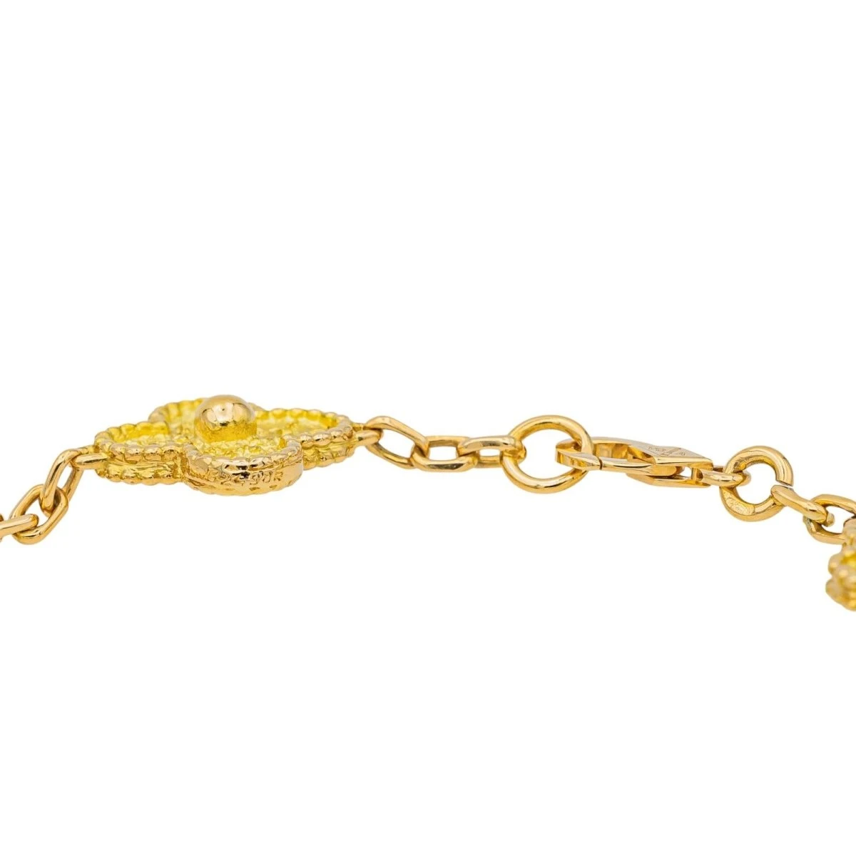 Bracelet Van Cleef & Arpels Bracelet Alhambra En Or Jaune 10 Bracelet Van Cleef & Arpels Bracelet Alhambra En Or Jaune – Image 10