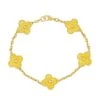 Bracelet Van Cleef & Arpels Bracelet Alhambra En Or Jaune -Castafiore Boutique bracelet van cleef arpels bracelet alhambra en or jaune 991063