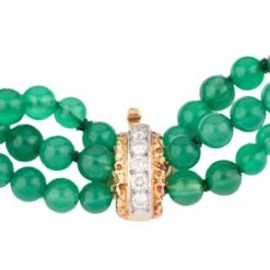 Bracelet VAN CLEEF & ARPELS En Or Jaune, Chrysoprase Et Diamants 8 Bracelet VAN CLEEF & ARPELS En Or Jaune, Chrysoprase Et Diamants -Castafiore Boutique bracelet van cleef arpels en or jaune chrysoprase et diamants 334518