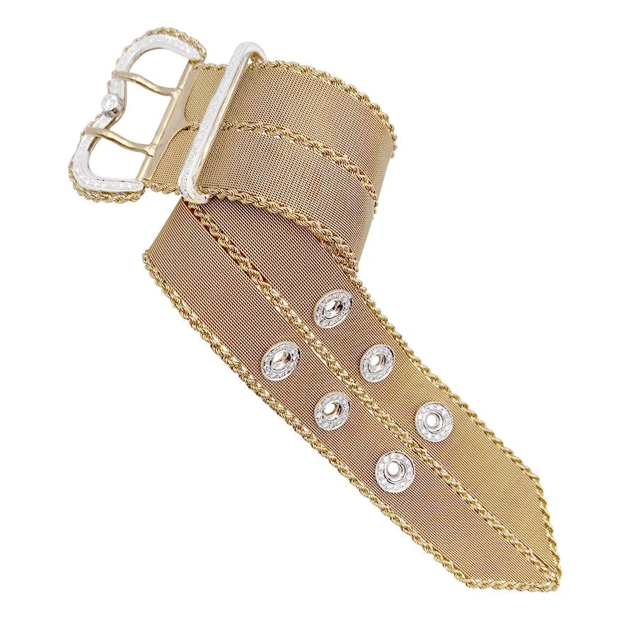 Miller Bracelet Vintage "Ceinture", Or Rose Et Diamants 4 Miller Bracelet Vintage "Ceinture", Or Rose Et Diamants – Image 4