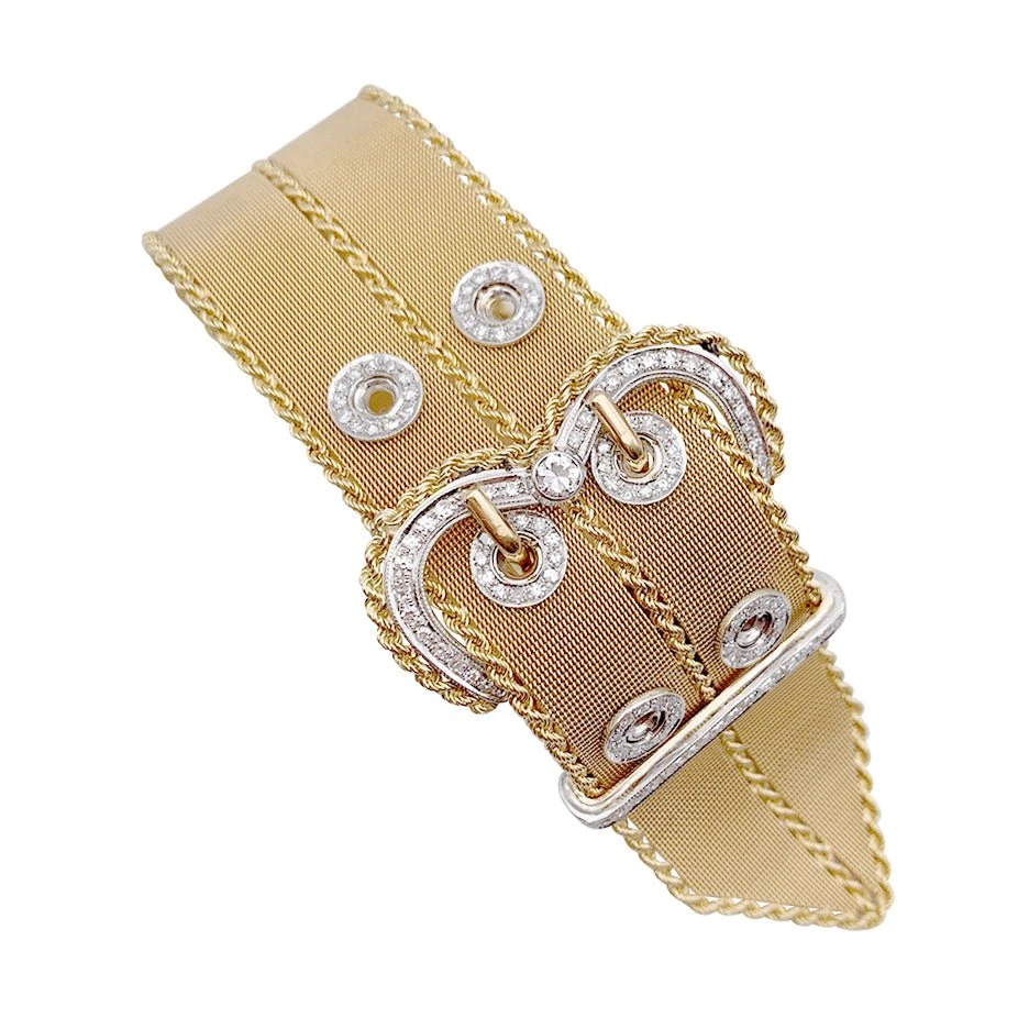 Miller Bracelet Vintage "Ceinture", Or Rose Et Diamants 7 Miller Bracelet Vintage "Ceinture", Or Rose Et Diamants – Image 7