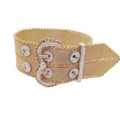 Miller Bracelet Vintage "Ceinture", Or Rose Et Diamants 15 Miller Bracelet Vintage "Ceinture", Or Rose Et Diamants -Castafiore Boutique bracelet vintage ceinture or rose et diamants 812332