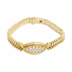 Miller Bracelet Vintage FRED En Or Jaune Et Diamants 12 Miller Bracelet Vintage FRED En Or Jaune Et Diamants -Castafiore Boutique bracelet vintage fred en or jaune et diamants 618945
