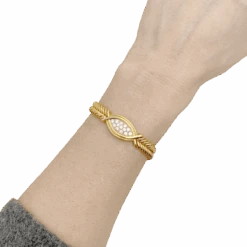 Miller Bracelet Vintage FRED En Or Jaune Et Diamants 9 Miller Bracelet Vintage FRED En Or Jaune Et Diamants -Castafiore Boutique bracelet vintage fred en or jaune et diamants 759002