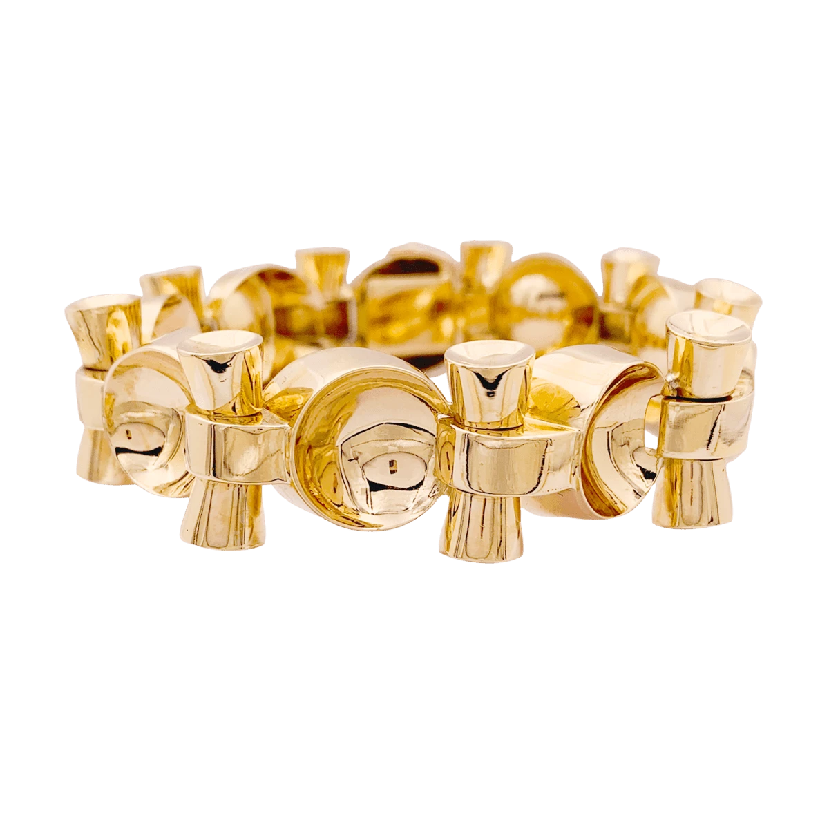 Miller Bracelet Vintage, "Tank", Or Rose 1 Miller Bracelet Vintage, "Tank", Or Rose