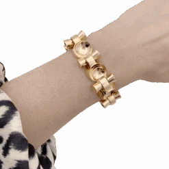 Miller Bracelet Vintage, "Tank", Or Rose 7 Miller Bracelet Vintage, "Tank", Or Rose -Castafiore Boutique bracelet vintage tank or rose 971438