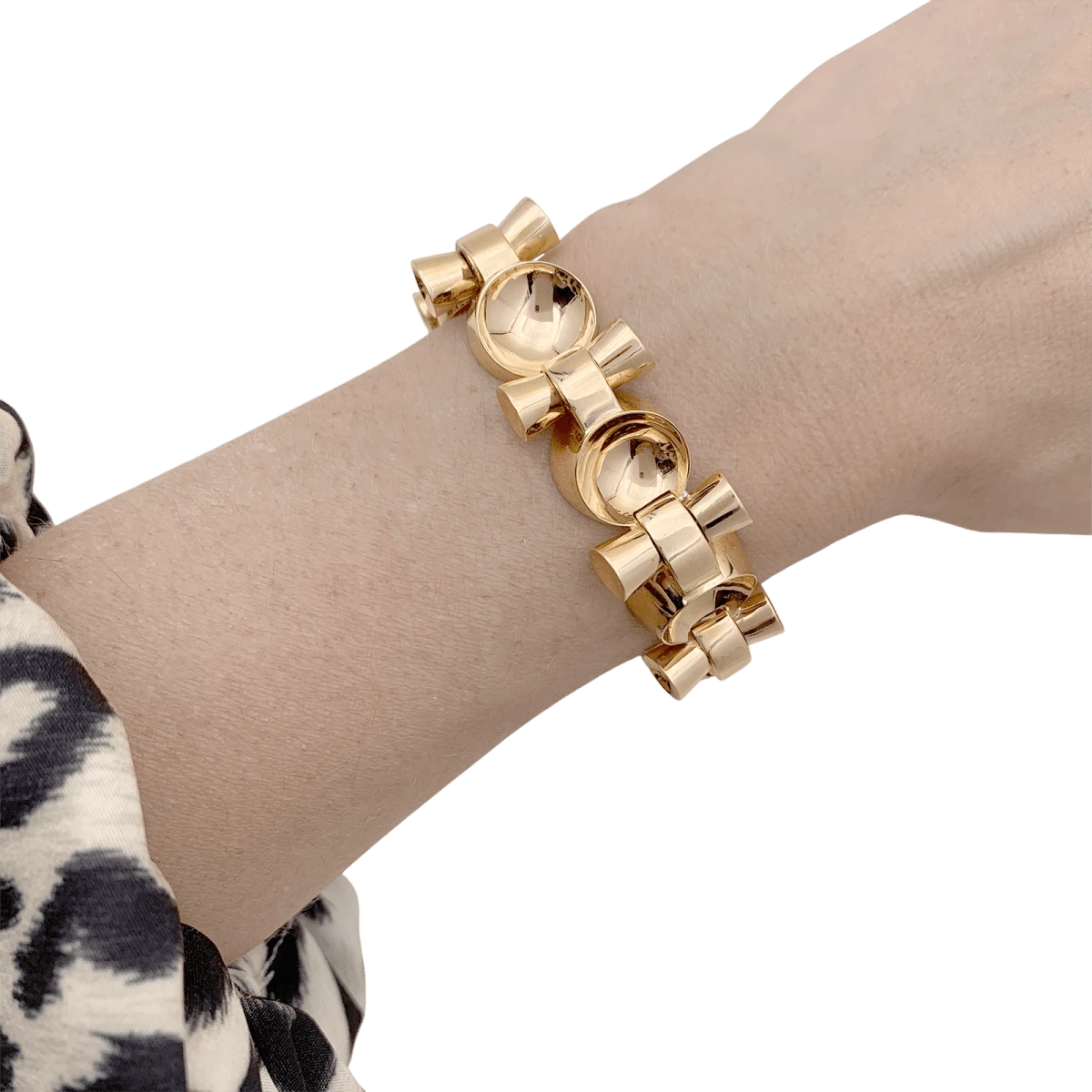 Miller Bracelet Vintage, "Tank", Or Rose 2 Miller Bracelet Vintage, "Tank", Or Rose – Image 2