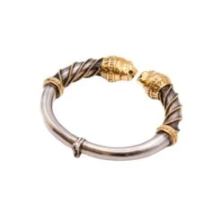 Bracelet Jonc ZOLOTAS En Or Jaune Et Argent -Castafiore Boutique bracelet zolotas en or jaune et argent 860800