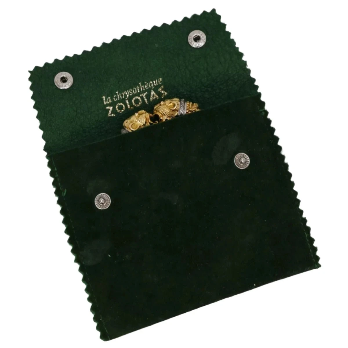 Bracelet ZOLOTAS "Tête De Félins" En Or Jaune, Rubis Et Diamants 8 Bracelet ZOLOTAS "Tête De Félins" En Or Jaune, Rubis Et Diamants – Image 8