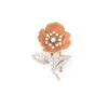 Broche BOUCHERON "Eglantine" En Or Blanc, émail Rose Et Diamants -Castafiore Boutique broche boucheron eglantine en or blanc email rose et diamants 3653411
