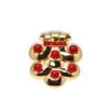 Broche BULGARI Clips De Revers En Or Jaune Et Corail -Castafiore Boutique broche bulgari clips de revers en or jaune et corail 460324