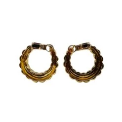 CARTIER Boucles D’oreilles Créoles En Or Jaune. -Castafiore Boutique cartier boucles doreilles creoles en or jaune 576279