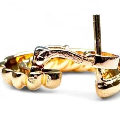 CARTIER Boucles D’oreilles Créoles En Or Jaune. -Castafiore Boutique cartier boucles doreilles creoles en or jaune 877818