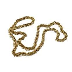 Chaine En Or Jaune Ă Maille Byzantine