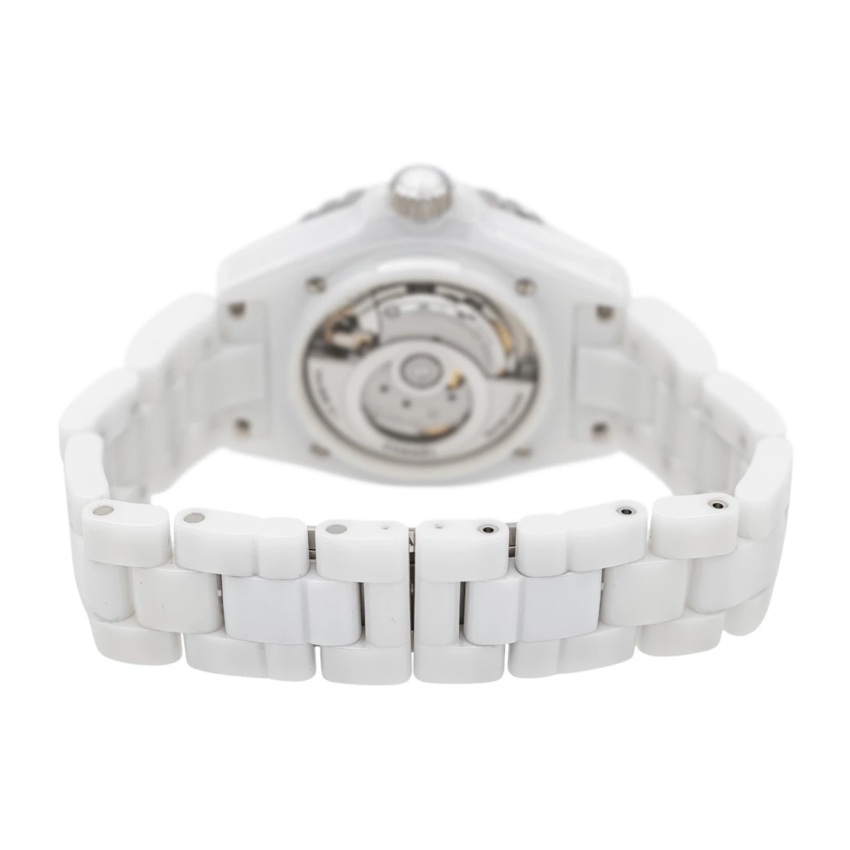 Montre Mécanique CHANEL "J12" En Céramique Et Diamants 7 Montre Mécanique CHANEL "J12" En Céramique Et Diamants – Image 7