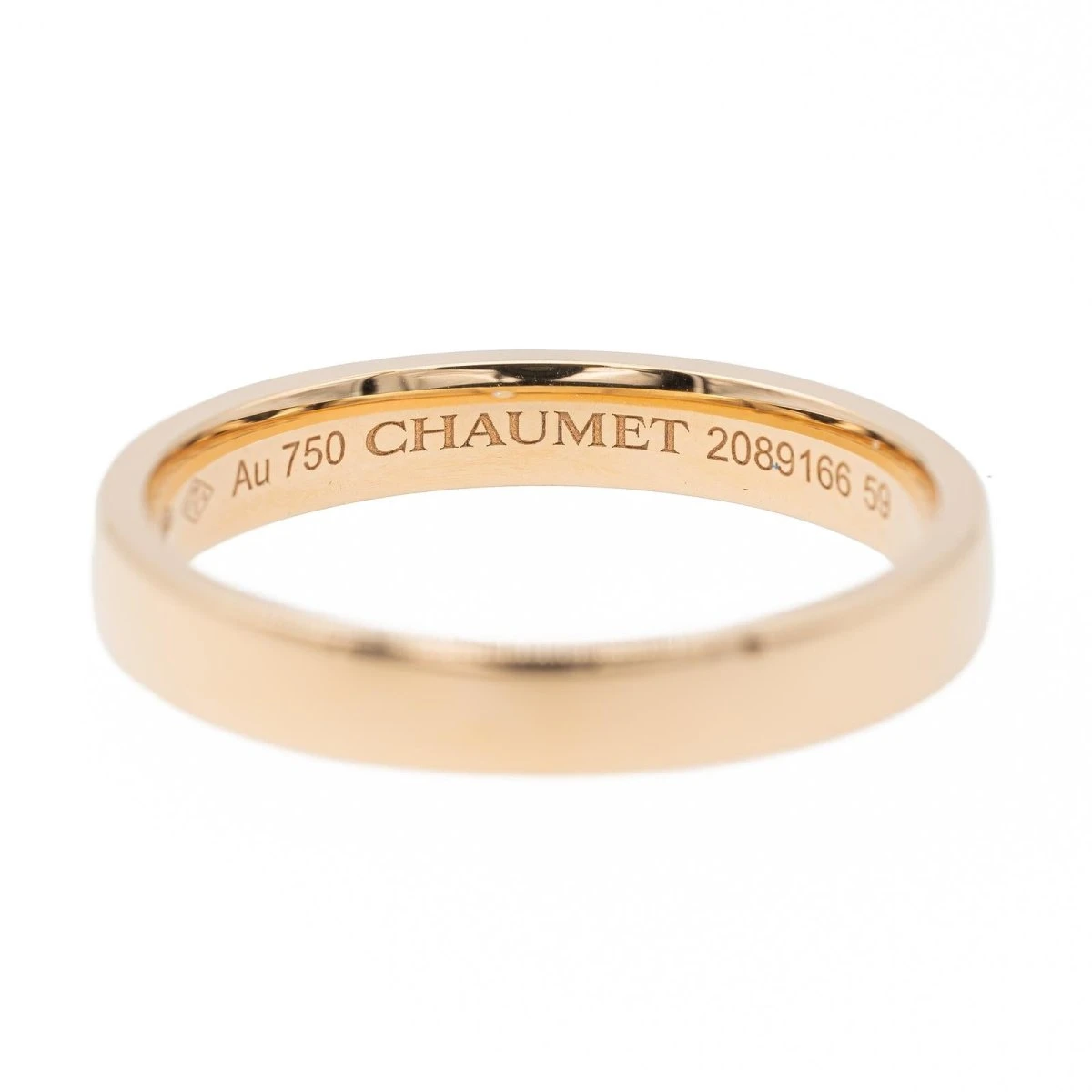 Chaumet Bague Alliance Rubans Or Rose Diamant 3 Chaumet Bague Alliance Rubans Or Rose Diamant – Image 3