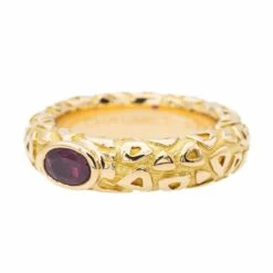 Chaumet Bague JoncOr Jaune Rubis -Castafiore Boutique chaumet bague jonc or jaune rubis 175507