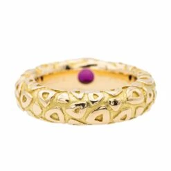 Chaumet Bague JoncOr Jaune Rubis -Castafiore Boutique chaumet bague jonc or jaune rubis 234892